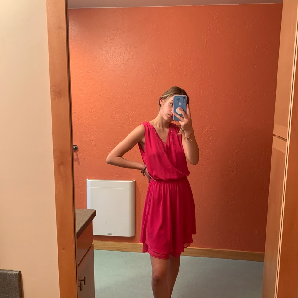 White House Black Market Pink Dress